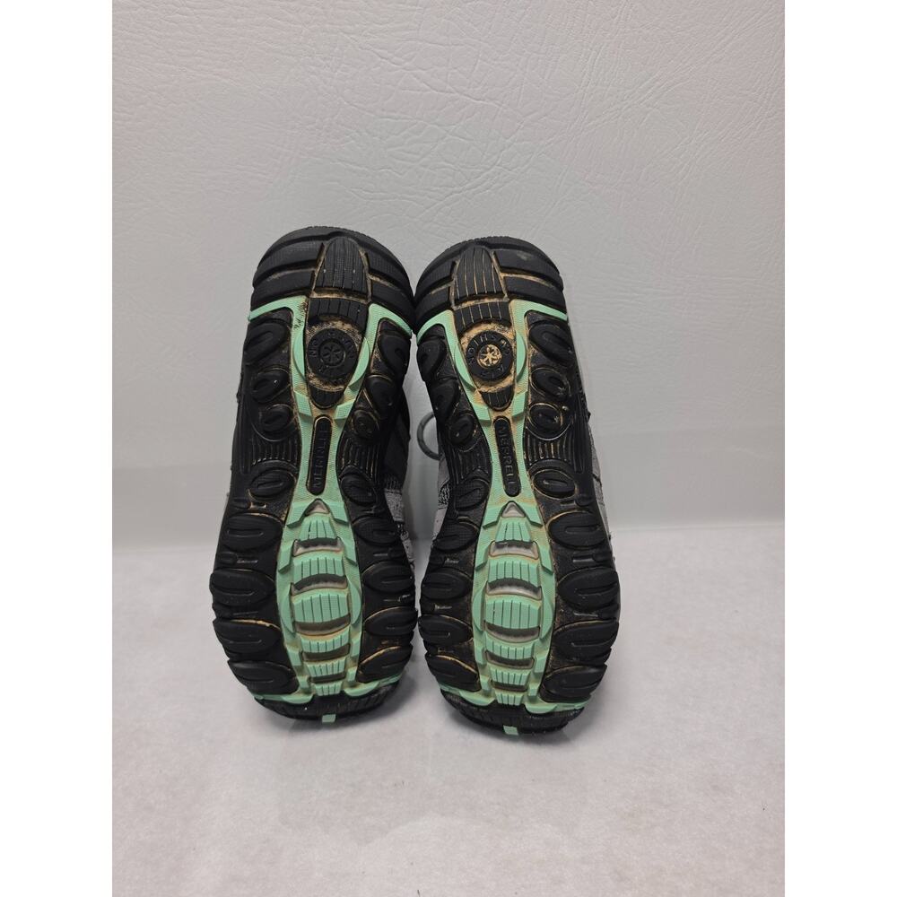 Merrell Women’s 8 Trail Hiking Shoes Gray Mint Suede Mesh J034502 Waterproof - Picture 6 of 6